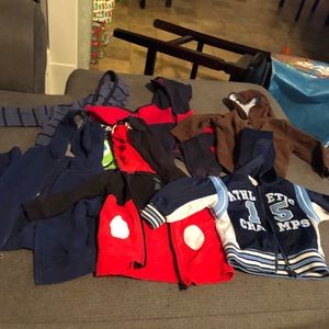 Baby boy hoodie bundle